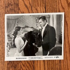 Vtg. Movie Press Photo “Gone with the Wind”, Clark Gable & Vivien Leigh
